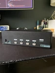 Level Techs Dual Monitor Displayport 1.4 USB3 5GBPS Four Computer Kvm. Fixed Price $700.00.