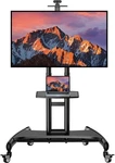 Home Theater Rolling Tv Stand For 32-85 Inch Flat Screens Mobile Cart With Shelf. Fixed Price $299.99.