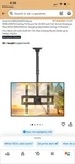 Perlesmith Ceiling Tv Mount For 26-65 Inch Flat Screen Displays. Fixed Price $29.79.