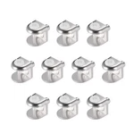 Uxcell Glass Shelf Brackets, 10PCS Zinc Alloy Type 02, Pack, Silver. Fixed Price $12.85.