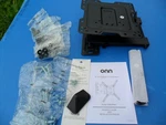 New Onn Full Motion Wall Mount Bracket Kit For 19" To 50" Tvs. Fixed Price $9.00.