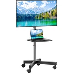 Perlesmith PSTVMC10 Mobile Rolling Stand Cart For 26-60" Flat Panel Tvs,. Fixed Price $27.00.