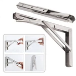 Clt 24'' Folding Shelf Brackets Max. Load 550 Lb, Heavy Duty Stainless Steel .... Fixed Price $63.53.