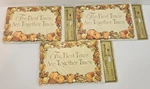 3 Packs Vintage Hallmark Thanksgiving Fall Gathering Invitations 8 Count New. Fixed Price $14.99.