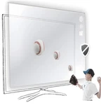 Tv Screen Protector 42-43 Inch Lcd Oled Qled 4K Silver VZ42PH Vizomax. Fixed Price $179.99.