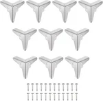Uxcell 19X19X19MM Metal Box Corner Protectors Edge Guard Silver Tone. Fixed Price $14.19.