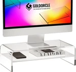 Acrylic Monitor Stand Riser Clear Computer (big). Fixed Price $43.99.