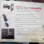 Peerless Articulating Arm Wall Mount For Flat Panel Tv Size 22"- 37" Vintage. Fixed Price $39.58.