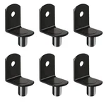 BLACK-50PCS Plated Steel L-shelf Support Pegs, 1/4" L-shaped Bracket Style Ca.... Fixed Price $15.89.
