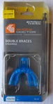 Mouth Guard Shock Doctor Youth Double Braces Strapped Ages 11- Blue # 4301Y. Fixed Price $13.99.
