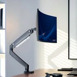 Vivo Single Pneumatic Monitor Desk Mount With Usb, Fits Ultrawides Up 49". Fixed Price $119.99.