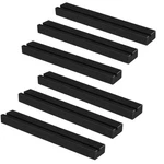 Ilyapa Vinyl Records Holder Shelf, 6 Pack - Black Wood Wall Mount Display. Fixed Price $57.49.
