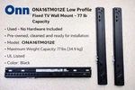 Onn ONA16TM012E Low Profile Fixed Tv Wall Mount 77 Lb Capacity. Fixed Price $11.00.
