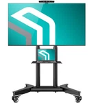 Move Your Tv Anywhere 32-75 Adjustable Height Mobile Stand. Fixed Price $209.99.