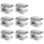Alise Glass Shelf Brackets,adjustable Clamp For Shelves,wall Mount C.... Fixed Price $16.97.