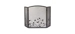 Panacea 15914 Fireplace Screen Colonial Brown/gray Brushed Steel. Fixed Price $93.08.