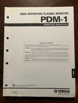 Yamaha PDM-1 High Definition Plasma Monitor Service Manual Oem Vintage Diagrams. Fixed Price $19.99.