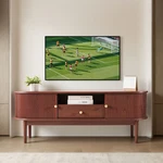 Vevor Stand Mid Century Entertainment Center For Up To 65 350LBS Brown. Fixed Price $159.99.