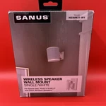 Sanus WSWM21-W1 Wireless Speaker Wall Mount Single /white New. Fixed Price $15.27.