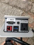 Altinex TNP125S Tilt Plug Jr Hybrid Tabletop Audio Video Box. Fixed Price $80.00.