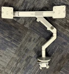 Humanscale M8 Dual Monitor Arm With Crossbar Handle - Silver. Sold As Is.. Fixed Price $54.00.