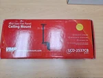 New Vmp LCD-2537CB Flat Panel Monitor Tv Telescoping Ceiling Mount Black Pvm. Fixed Price $30.00.