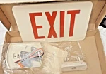 New Royal Pacific Led Emergency Exit Sign Red Letters Wall Mount Rxl 10RW-E. Fixed Price $11.95.
