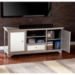 Sei Furniture Mirage 52" Mirrored Tv Media Stand In Silver. Fixed Price $463.99.