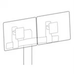 Ergotron Tall-user Kit For Workfit Dual (97615). Fixed Price $111.17.