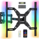 Pipishell Full Motion Tv Wall Mount With Led Light For Echo Show 21/15 And 13. Fixed Price $78.29.