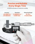 Digital Outside Micrometer In 0.0001 Accuracy, Lcd Screen, Vevor. Fixed Price $57.90.