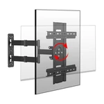 Hillport 55 Vertical Tv Wall Mount Swivel Tilt Rotate Arm Fits Most 32-60 Inch. Fixed Price $61.13.