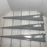 Closetmaid Maximum Load 16" Gray Heavy-duty Steel Shelf Bracket 3 Pieces. Fixed Price $27.99.