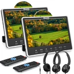 X 12" Screen Car Headrest Mount Dvd Player Monitor Tv Hdmi Usb Sd+headsets. Fixed Price $224.99.