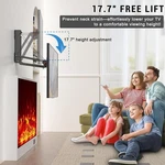 Xinyao Over Fireplace Tv Mount Pull Down With Remote Motorized Height Adjustable. Fixed Price $179.00.