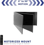 Used Vivo White Steel Low Profile Electric Adjustable Swing 32-75" Tv Wall Mount. Fixed Price $139.99.