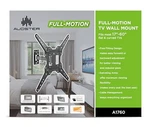 Audster A1760 Full Motion Wall Mount, Fits Most 17" - 60" Tvs Black. Fixed Price $27.13.