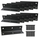 Aufuga Heavy Duty Stainless Steel Bracket 4X1X1 Large Corner Brace Metal 10-PA. Fixed Price $24.73.