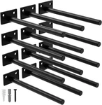 Leopo 12 PACK-8 Floating Shelf Bracket, Hidden Brackets Inch, Black. Fixed Price $29.99.