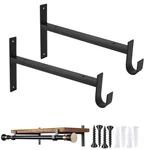 Ovov Closet Rod Heavy Duty 8 Inch Shelf Brackets With Hold.... Fixed Price $20.19.