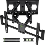 Full Motion Mount, Usx Listed For 42" To 84" Tvs, 16" Studs, Black. Fixed Price $73.90.