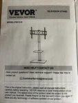 Vevor Television Stand MODEL:FSH12D Adjustable Height 65 Max. Fixed Price $20.00.