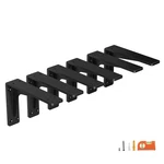 Neodrop 6" Heavy Duty Metal Shelf Brackets For Mantel & Floating Shelves. Fixed Price $56.94.