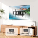 Mounting Dream MD2296 Full Motion Wall Tv Bracket 42"-75" Or Up To 100LBS. Fixed Price $29.99.