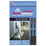 Universal Flat Screen Tv Safety Straps Black Earthquake Childproofing 70 150 Lbs. Fixed Price $20.49.