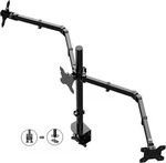 Triple Monitor Desk Mount Full Motion Adjustable Arms For 13"-27" Screens. Fixed Price $115.99.
