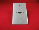 Legrand 39870 Hdmi Pass Through Single Gang Wall Plate-brushed. Fixed Price $22.95.