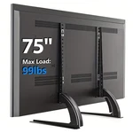 Universal 35-75" Tv Stand Bracket Legs Table Desktop Lcd Led Plasma Mount. Fixed Price $18.59.