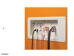 Arlington TVB613 Recessed Box 4-GANG Power & Low Voltage Wall Mount New. Fixed Price $19.99.