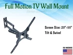 Full Motion Tv Wall Mount 24 28 39 43 49 50 55 Inch Flat Led Lcd Bracket. Fixed Price $18.25.